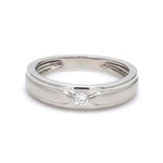 Load image into Gallery viewer, Elegant Platinum Love Bands with Matte Finish JL PT 529

