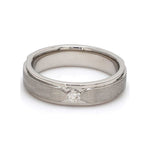 Load image into Gallery viewer, Elegant Platinum Love Bands with Matte Finish JL PT 529
