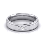 Load image into Gallery viewer, Elegant Platinum Love Bands with Matte Finish JL PT 529
