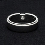Load image into Gallery viewer, Emerald Cut Diamond Platinum Hi-Polish Ring for Men JL PT 1239
