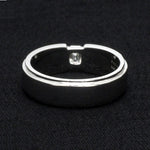 Load image into Gallery viewer, Emerald Cut Diamond Platinum Hi-Polish Ring for Men JL PT 1239
