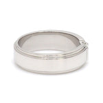 Load image into Gallery viewer, Emerald Cut Diamond Platinum Hi-Polish Ring for Men JL PT 1239
