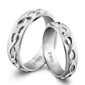 Eternity of Infinite Love Platinum Love Bands JL PT 218