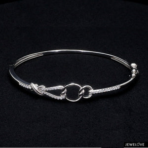 Evara Platinum Diamond Bracelet for Women JL PTB 798