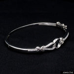 Load image into Gallery viewer, Evara Platinum Diamond Bracelet for Women JL PTB 798
