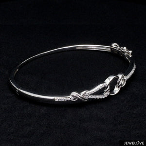 Evara Platinum Diamond Bracelet for Women JL PTB 798