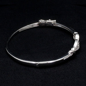 Evara Platinum Diamond Bracelet for Women JL PTB 798
