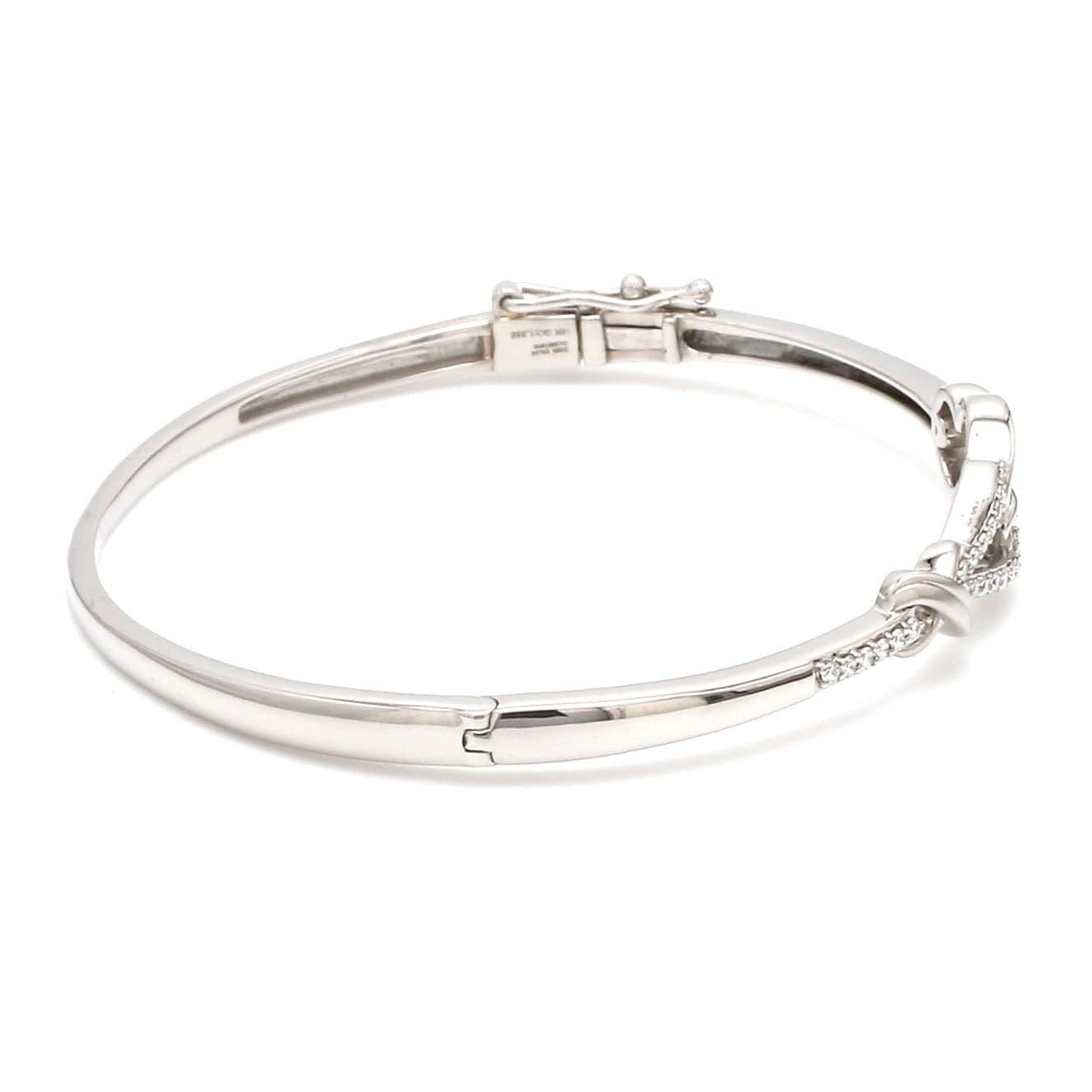 Evara Platinum Diamond Bracelet for Women JL PTB 798