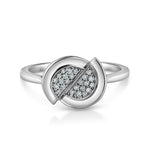 Load image into Gallery viewer, Evara Platinum Diamond Ring for Women JL PT 1352
