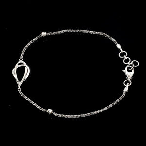 Evara Platinum Light Weight Bracelet for Women JL PTB 830-PT