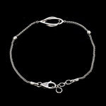 Load image into Gallery viewer, Evara Platinum Light Weight Bracelet for Women JL PTB 830-PT

