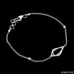Load image into Gallery viewer, Evara Platinum Light Weight Bracelet for Women JL PTB 830-PT
