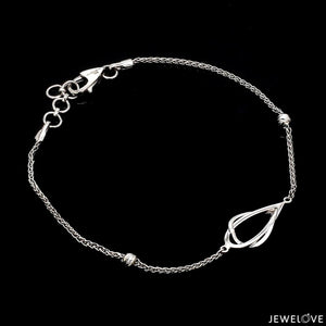 Evara Platinum Light Weight Bracelet for Women JL PTB 830-PT