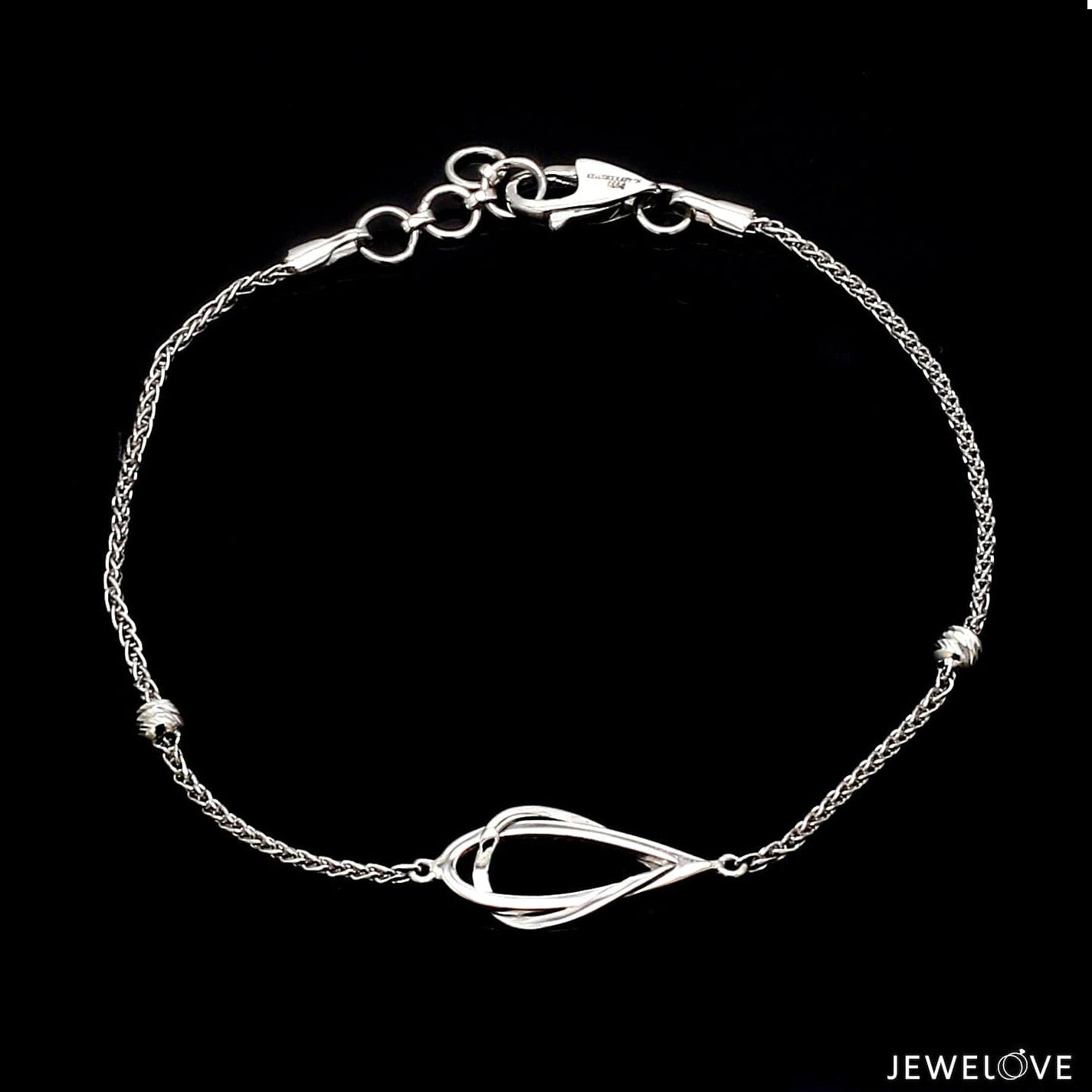 Evara Platinum Light Weight Bracelet for Women JL PTB 830-PT