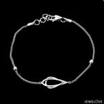 Load image into Gallery viewer, Evara Platinum Light Weight Bracelet for Women JL PTB 830-PT
