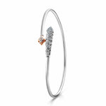 Load image into Gallery viewer, Evara Platinum Rose Gold Diamond Bracelet for Women JL PTB 1268
