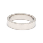 Load image into Gallery viewer, Flat Platinum Diamond Ring with Single Diamond JL PT 500 - Flat
