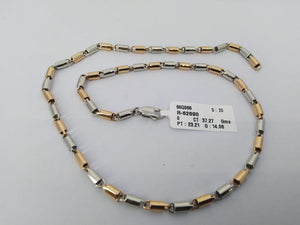 Platinum 18K Rose Gold Chain JL PT CH 951