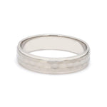 Load image into Gallery viewer, Hammer Finish Plain Platinum Band JL PT 681
