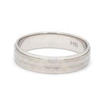 Load image into Gallery viewer, Hammer Finish Plain Platinum Band JL PT 681
