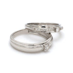 Load image into Gallery viewer, Harmony Platinum Couple Rings with Diamonds JL PT 530
