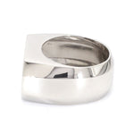 Load image into Gallery viewer, Heavy Platinum Flat Top Ring for Men JL PT 1210
