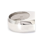 Load image into Gallery viewer, Heavy Platinum Flat Top Ring for Men JL PT 1210
