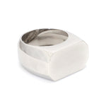 Load image into Gallery viewer, Heavy Platinum Flat Top Ring for Men JL PT 1210
