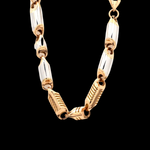 Load image into Gallery viewer, Heavy Platinum &amp; Rose Gold Chain for Men JL PT CH 1002
