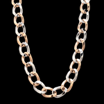 Load image into Gallery viewer, Heavy Platinum &amp; Rose Gold Chain for Men JL PT CH 1003
