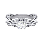 Load image into Gallery viewer, High Design Solitaire Engagement Ring with a Twist JL PT 515
