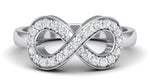 Load image into Gallery viewer, Infinity of Love Platinum Diamond Ring for Women JL PT 458
