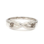 Load image into Gallery viewer, Infinity Plain Platinum Ring for Men JL PT 459
