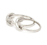 Load image into Gallery viewer, Infinity Plain Platinum Ring for Men JL PT 459
