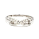 Load image into Gallery viewer, Infinity Plain Platinum Ring for Men JL PT 459
