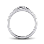 Load image into Gallery viewer, Infinity Plain Platinum Ring for Men JL PT 459
