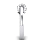 Load image into Gallery viewer, Infinity Platinum Ring with Diamonds for Women JL PT 460
