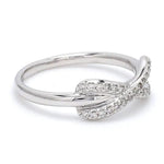 Load image into Gallery viewer, Infinity Platinum Ring with Diamonds for Women JL PT 460
