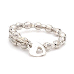 Load image into Gallery viewer, Flexible Platinum Ring with Diamond Cut Balls JL PT 961
