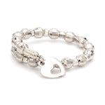 Load image into Gallery viewer, Flexible Platinum Ring with Diamond Cut Balls JL PT 961
