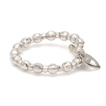 Load image into Gallery viewer, Flexible Platinum Ring with Diamond Cut Balls JL PT 961
