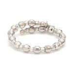 Load image into Gallery viewer, Flexible Platinum Ring with Diamond Cut Balls JL PT 961
