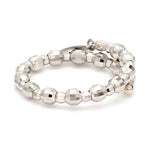 Load image into Gallery viewer, Flexible Platinum Ring with Diamond Cut Balls JL PT 961

