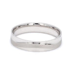 Load image into Gallery viewer, Japanese Plain Platinum Couple Rings with a Matte Finish Wave JL PT 610
