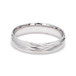 Load image into Gallery viewer, Japanese Platinum Couple Rings with Unique Shiny Texture JL PT 611
