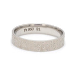 Load image into Gallery viewer, Japanese Platinum Love Bands with Dotted Texture JL PT 923
