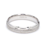 Load image into Gallery viewer, Japanese Rough Texture Platinum Love Bands JL PT 609
