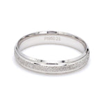 Load image into Gallery viewer, Japanese Rough Texture Platinum Love Bands JL PT 609
