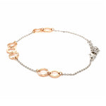 Load image into Gallery viewer, Lightweight Platinum + Rose Gold Bracelet for Women JL PTB 764
