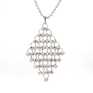 Limited Edition : Japanese Platinum Pendant with Diamond Cut Balls for Women JL PT P 181   Jewelove.US